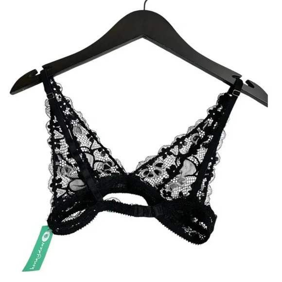 NWT Honeydew Brad Size Medium Caviar Camellia Built Up Bra Black - Picture 6 of 7